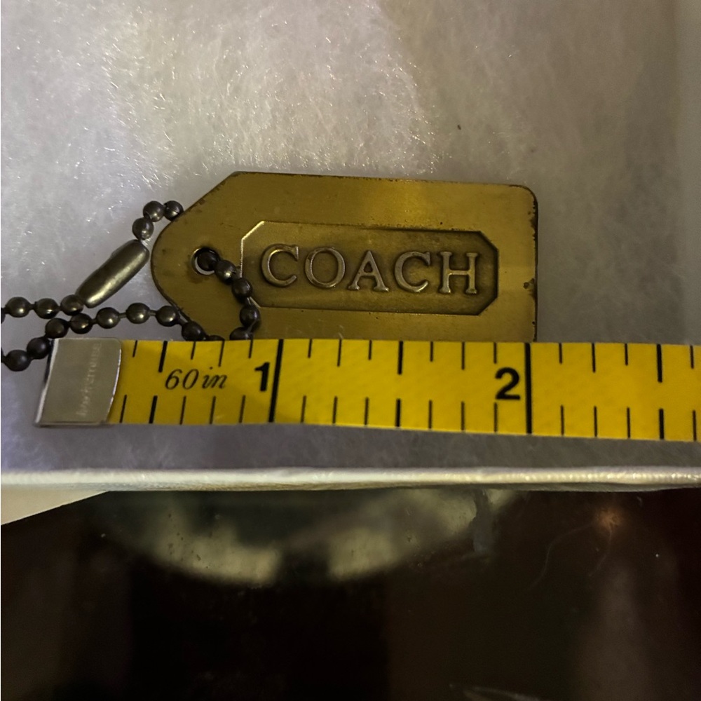 Coach Brass Hang Tag - Picture 3 of 3